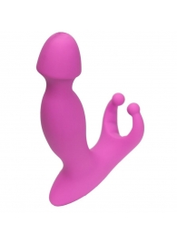 Розовый стимулятор простаты с усиками - 15 см. - 4sexdreaM - в Шахтах купить с доставкой