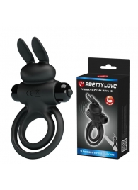 Черное эрекционное кольцо с вибростимуляцией клитора Vibrant Penis Ring III - Baile - в Шахтах купить с доставкой