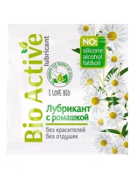 Пробник лубриканта на водной основе Bio Active - 3 гр. - Биоритм - купить с доставкой в Шахтах