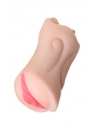 Телесный двусторонний мастурбатор Fruity Tongue - ротик и вагина - ToyFa - в Шахтах купить с доставкой