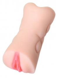 Телесный двусторонний мастурбатор Rich Fruit - вагина и анус - ToyFa - в Шахтах купить с доставкой