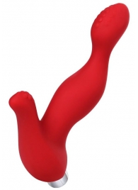 Красный силиконовый вибростимулятор простаты Proman - 12,5 см. - ToyFa - в Шахтах купить с доставкой