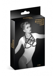 Черная упряжь на грудь Clara - Bijoux Pour Toi - купить с доставкой в Шахтах