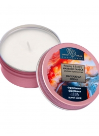 Массажная свеча  Фруктовая фантазия - БиоМед - купить с доставкой в Шахтах