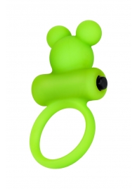 Зеленое виброкольцо на пенис A-Toys - A-toys - в Шахтах купить с доставкой
