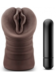 Коричневый мастурбатор-вагина Alexis - Blush Novelties - в Шахтах купить с доставкой