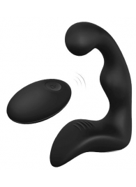 Черный вибромассажер простаты REMOTE BOOTY PLEASER - Dream Toys - в Шахтах купить с доставкой