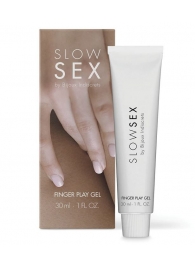 Гель для мастурбации с ароматом кокоса Slow Sex Finger Play Gel - 30 мл. - Bijoux Indiscrets - купить с доставкой в Шахтах