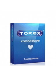 Гладкие презервативы Torex  Классические  - 3 шт. - Torex - купить с доставкой в Шахтах