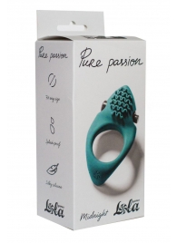 Зеленое эрекционное виброкольцо Pure Passion Midnight - Lola Games - в Шахтах купить с доставкой