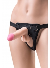 Телесный страпон на трусиках Realstick Hunter - 14,5 см. - ToyFa - купить с доставкой в Шахтах