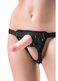 Телесный страпон на трусиках Realstick Jax - 17,9 см. - ToyFa - купить с доставкой в Шахтах