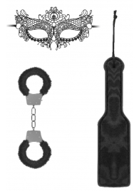 Черный игровой набор Introductory Bondage Kit №4 - Shots Media BV - купить с доставкой в Шахтах