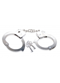 Металлические наручники Beginner s Metal Cuffs - Pipedream - купить с доставкой в Шахтах
