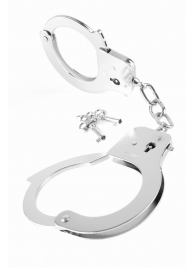 Металлические серебристые наручники Designer Metal Handcuffs - Pipedream - купить с доставкой в Шахтах