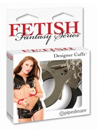 Металлические серебристые наручники Designer Metal Handcuffs - Pipedream - купить с доставкой в Шахтах