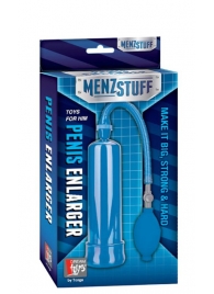 Синяя вакуумная помпа MENZSTUFF PENIS ENLARGER - Dream Toys - в Шахтах купить с доставкой