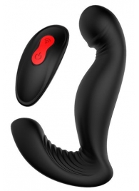 Черный вибромассажер простаты SWIRLING P-PLEASER - Dream Toys - в Шахтах купить с доставкой