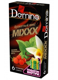 Ароматизированные презервативы DOMINO  Ароматный микс  - 6 шт. - Domino - купить с доставкой в Шахтах