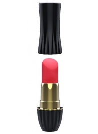 Клиторальный стимулятор-помада LIPSTICK - 9,3 см. - Dream Toys - купить с доставкой в Шахтах