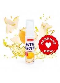 Гель-смазка Tutti-frutti со вкусом сочной дыни - 30 гр. - Биоритм - купить с доставкой в Шахтах