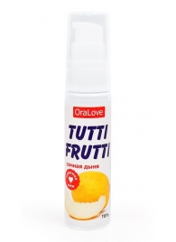 Гель-смазка Tutti-frutti со вкусом сочной дыни - 30 гр. - Биоритм - купить с доставкой в Шахтах