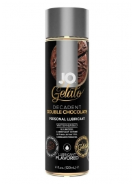 Лубрикант с ароматом шоколада JO GELATO DECADENT DOUBLE CHOCOLATE - 120 мл. - System JO - купить с доставкой в Шахтах