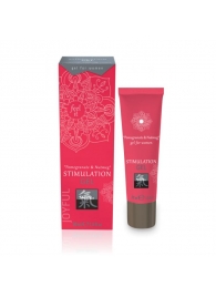 Возбуждающий интимный гель для двоих STIMULATION GEL Pomegranate   Nutmeg - 30 мл. - Shiatsu - купить с доставкой в Шахтах