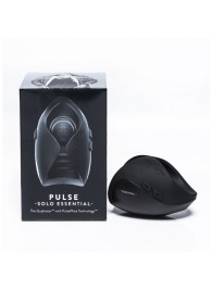 Черный инновационный мужской вибратор PULSE SOLO ESSENTIAL - Hot Octopuss - в Шахтах купить с доставкой