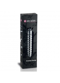 Рельефный фаллос для интенсивного электросекса Groovey George - 20 см. - MyStim - купить с доставкой в Шахтах