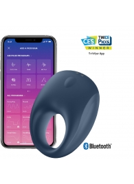 Эрекционное кольцо Satisfyer Strong One с возможностью управления через приложение - Satisfyer - в Шахтах купить с доставкой