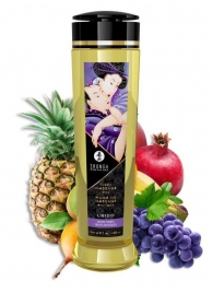 Массажное масло Libido Exotic Fruits с ароматом экзотических фруктов - 240 мл. - Shunga - купить с доставкой в Шахтах