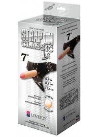 Пояс-трусики с насадкой Classic lux-Duke - 17,5 см. - LOVETOY (А-Полимер) - купить с доставкой в Шахтах