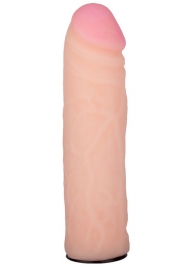 Пояс-трусики с насадкой Glamour Silver - 15,5 см. - LOVETOY (А-Полимер) - купить с доставкой в Шахтах