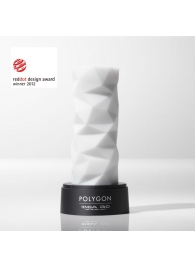 Белый 3D мастурбатор POLYGON - Tenga - в Шахтах купить с доставкой