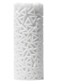 Белый 3D мастурбатор PILE - Tenga - в Шахтах купить с доставкой