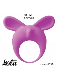 Фиолетовое эрекционное кольцо Fennec Phil - Lola Games - в Шахтах купить с доставкой