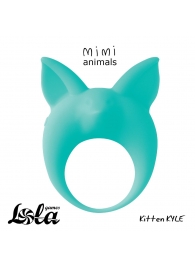 Зеленое эрекционное кольцо Kitten Kyle - Lola Games - в Шахтах купить с доставкой