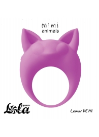 Фиолетовое эрекционное кольцо Lemur Remi - Lola Games - в Шахтах купить с доставкой