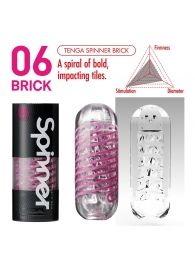 Мастурбатор SPINNER Brick - Tenga - в Шахтах купить с доставкой