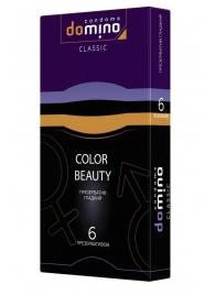 Разноцветные презервативы DOMINO Colour Beauty - 6 шт. - Domino - купить с доставкой в Шахтах