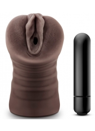 Коричневый мастурбатор-вагина Hot Chocolate Brianna - Blush Novelties - в Шахтах купить с доставкой