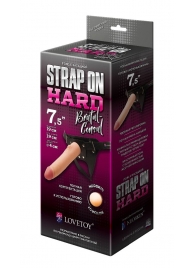 Пояс-трусики с насадкой Hard brutal-consul - 19 см. - LOVETOY (А-Полимер) - купить с доставкой в Шахтах