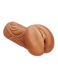 Кофейный мастурбатор-вагина Dumpling - Lola Games - в Шахтах купить с доставкой