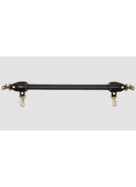 Черная распорка для ног Bound to You Faux Leather Spreader Bar - 50,8 см. - Fifty Shades of Grey - купить с доставкой в Шахтах