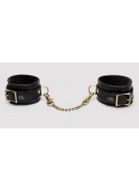 Черные оковы на ноги Bound to You Faux Leather Ankle Cuffs - Fifty Shades of Grey - купить с доставкой в Шахтах