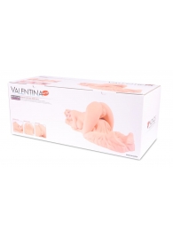Мастурбатор-полуторс Valentina с двойным слоем материала - KOKOS - в Шахтах купить с доставкой