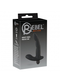 Черный вибромассажер простаты Naughty Finger Prostate Vibe - 13,8 см. - Orion - в Шахтах купить с доставкой