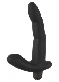 Черный вибромассажер простаты Naughty Finger Prostate Vibe - 13,8 см. - Orion - в Шахтах купить с доставкой