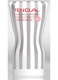 Мастурбатор TENGA Squeeze Tube Cup Soft - Tenga - в Шахтах купить с доставкой